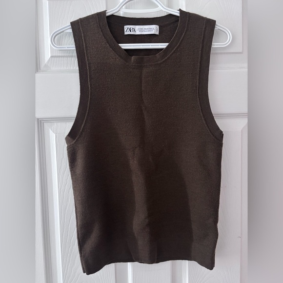 Zara 100% Wool Vest - Picture 4 of 5